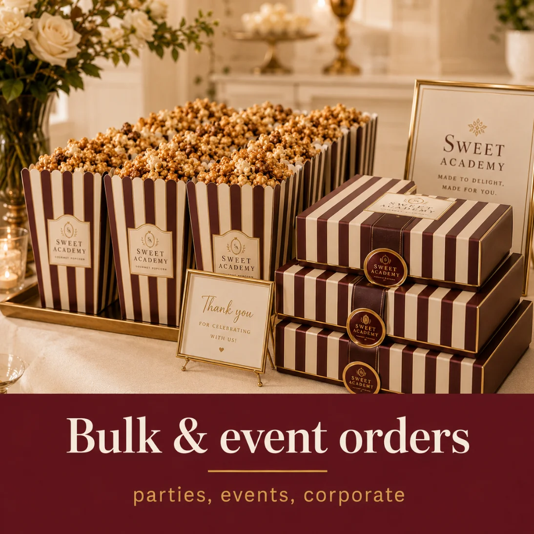 Floricele gourmet pentru evenimente